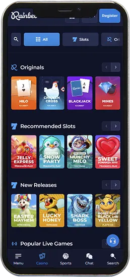 Download Rainbet Casino naar je telefoon