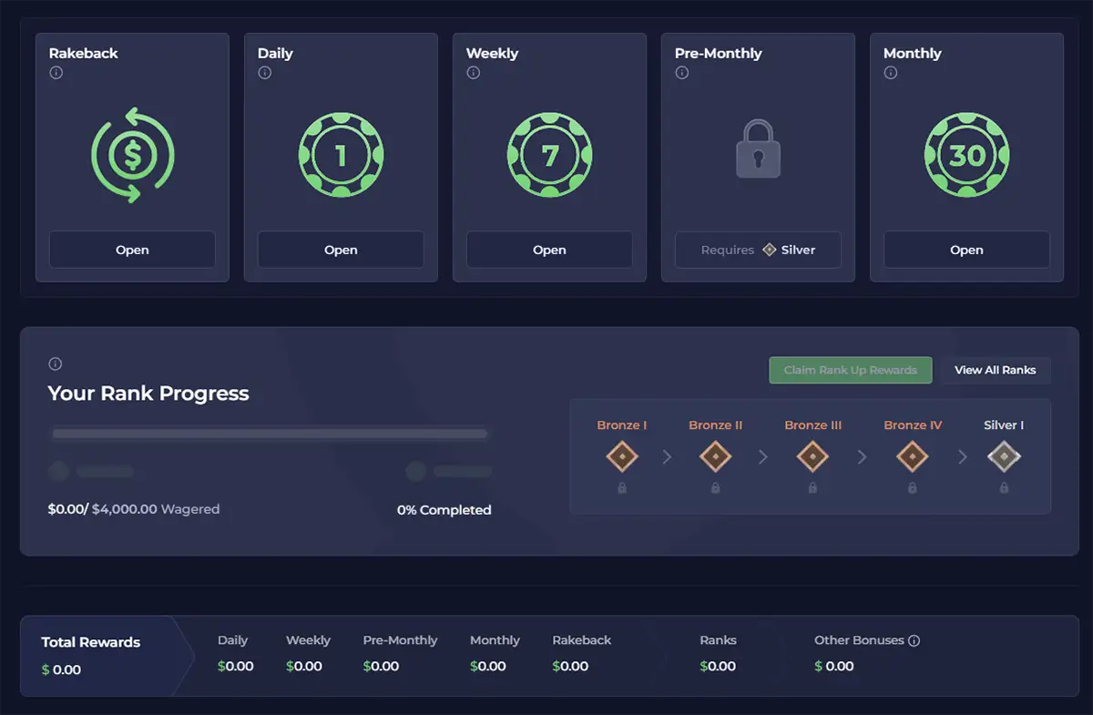 Promoties en bonussen van Rainbet casino